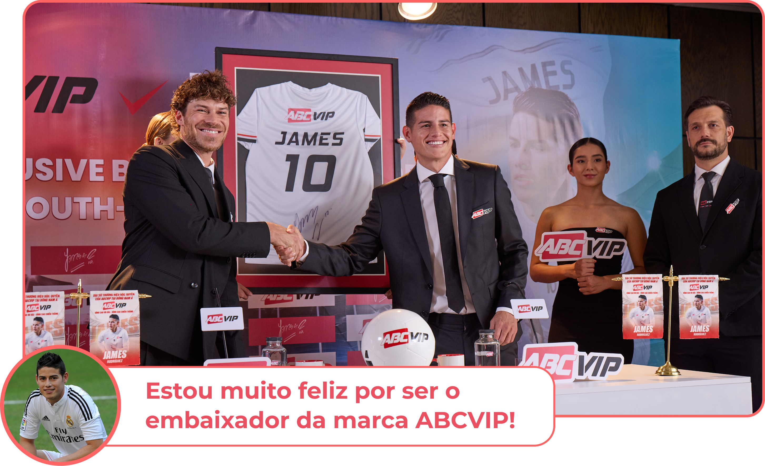 James Rodríguez e ABC VIP - Evento